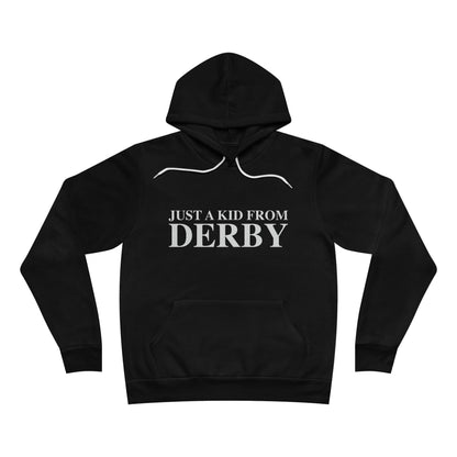 Just a kid from Derby Unisex Sponge Fleece Pullover Hoodie