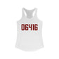 06416 Cromwell Connecticut Zip Code Women's Ideal Racerback Tank Top