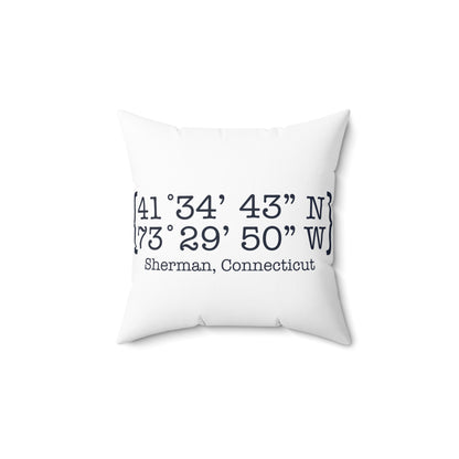 Sherman Coordinates Spun Polyester Square Pillow