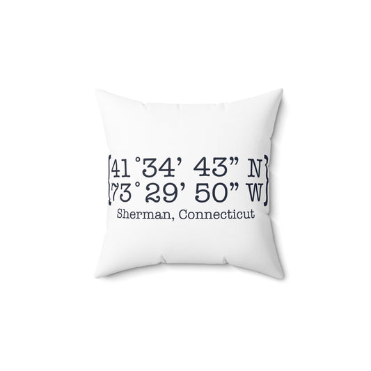Sherman Coordinates Spun Polyester Square Pillow