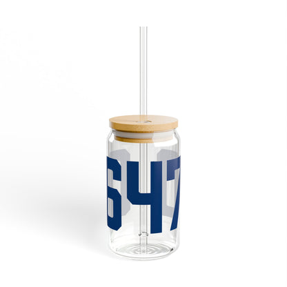 06470 Newtown Connecticut Zip Code Sipper Glass, 16oz