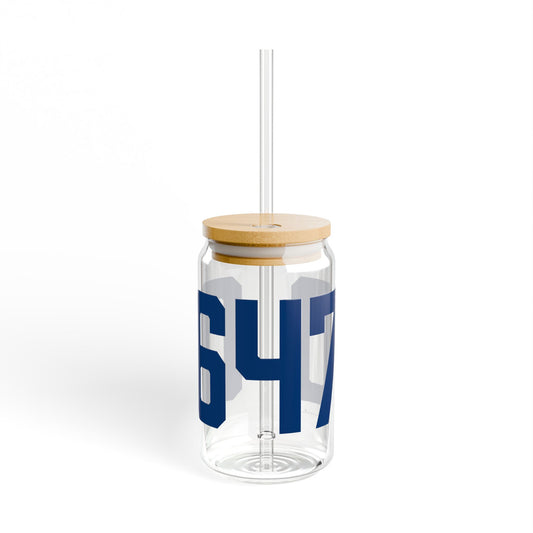 06470 Newtown Connecticut Zip Code Sipper Glass, 16oz