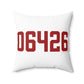 06426 Essex Connecticut Zip Code Spun Polyester Square Pillow