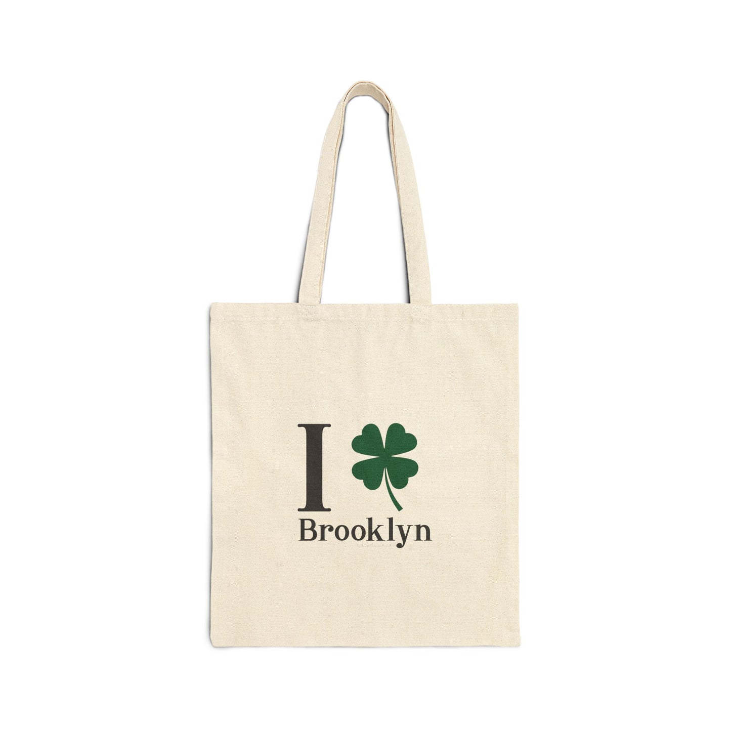 I Clover Brooklyn Cotton Canvas Tote Bag