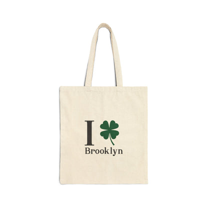 I Clover Brooklyn Cotton Canvas Tote Bag