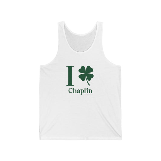 I Clover Chaplin Unisex Jersey Tank Top
