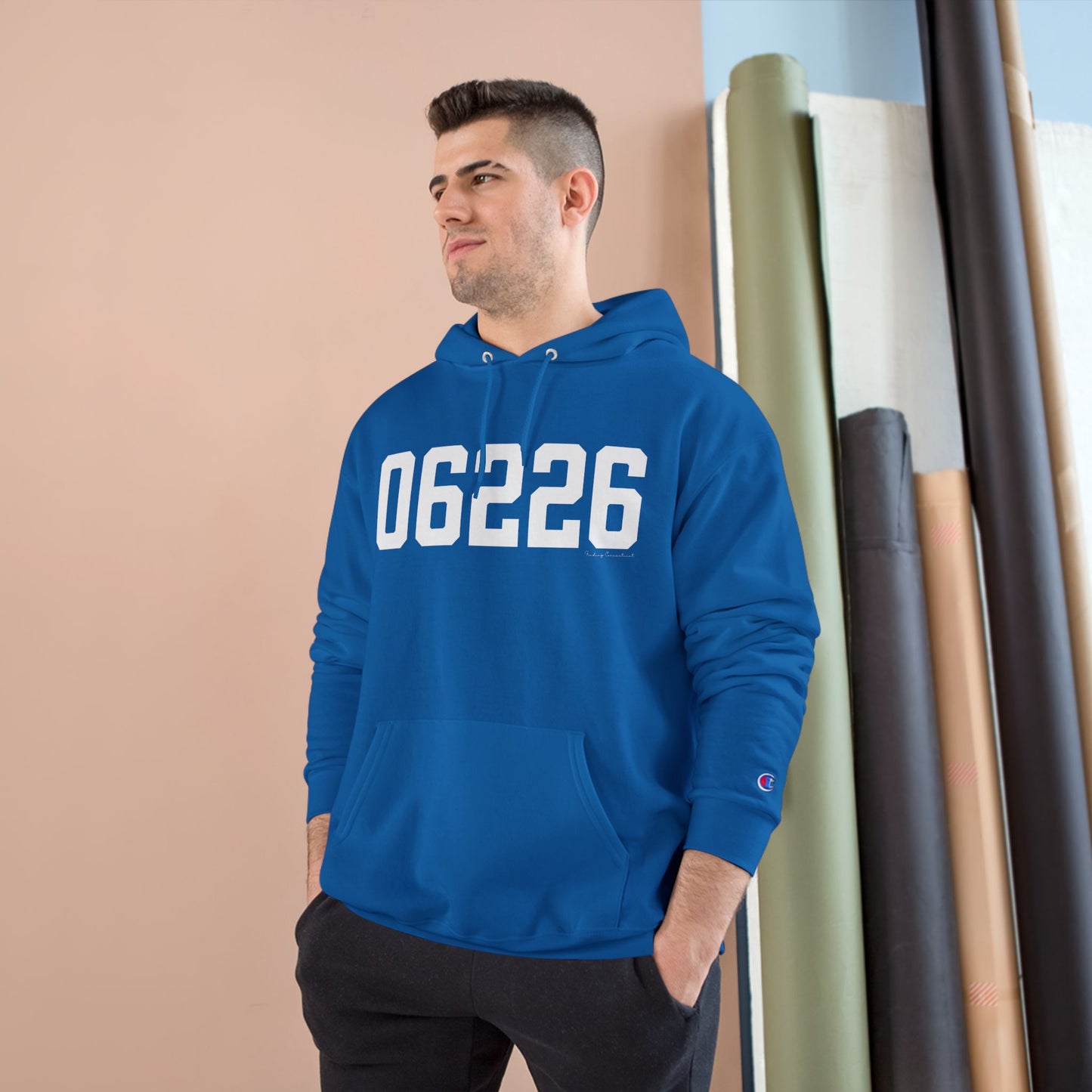 06226 Willimantic CT Zip Code Champion Hoodie