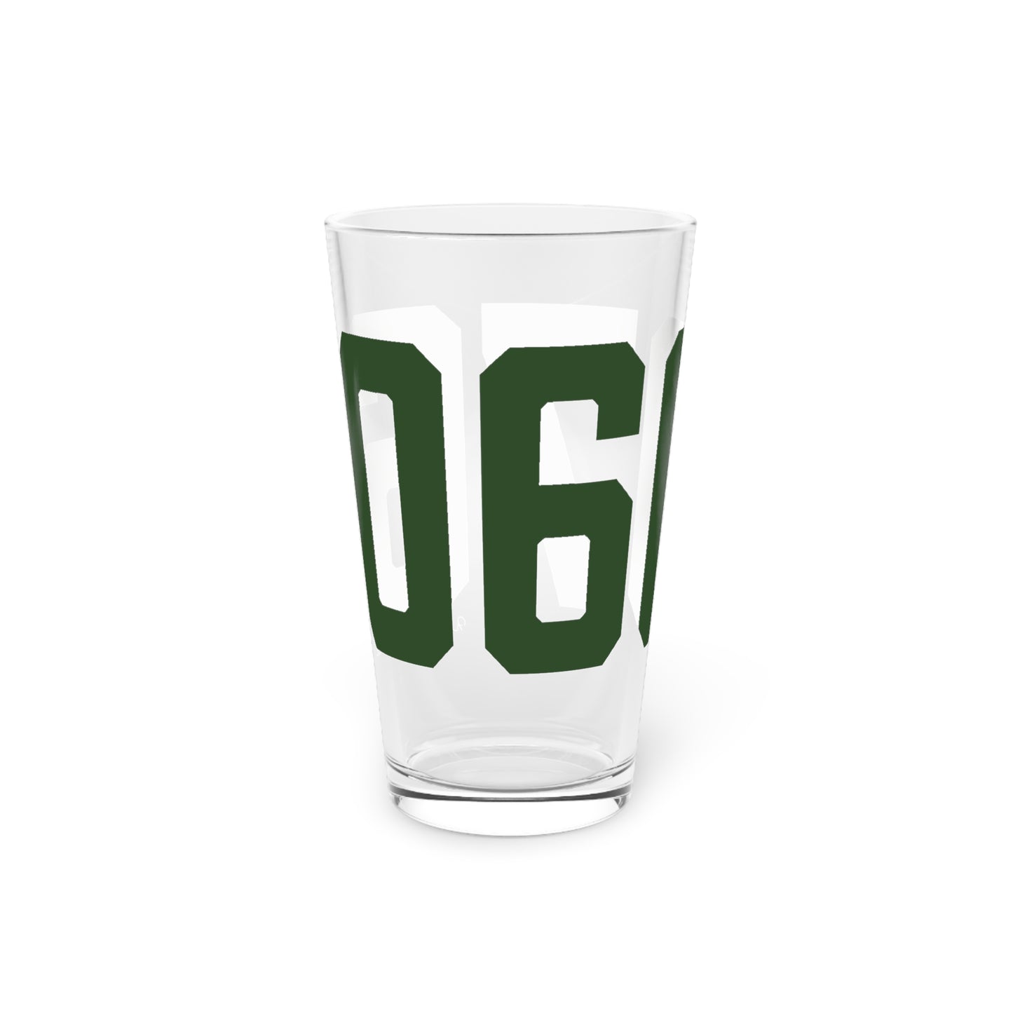 06076 Union Connecticut Zip Code Pint Glass, 16oz