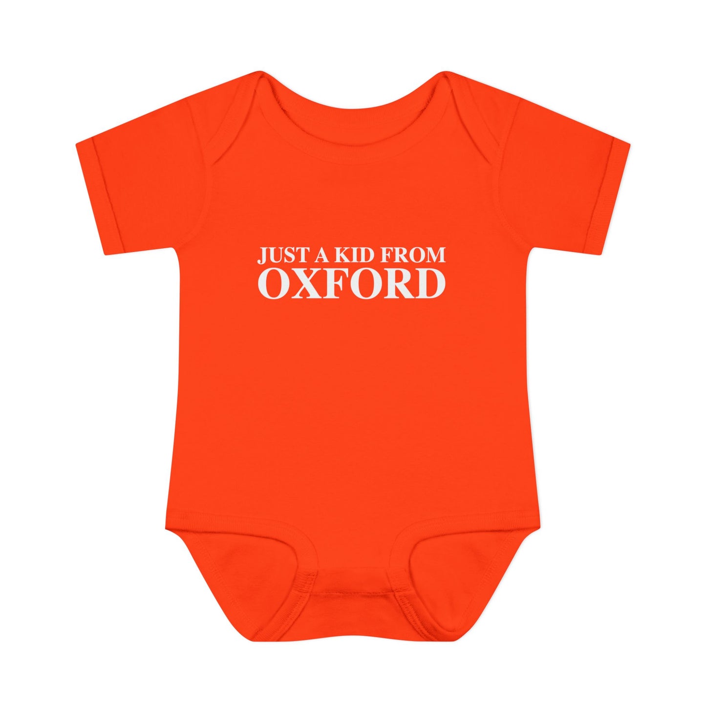 Just a kid from Oxford Infant Baby Rib Bodysuit
