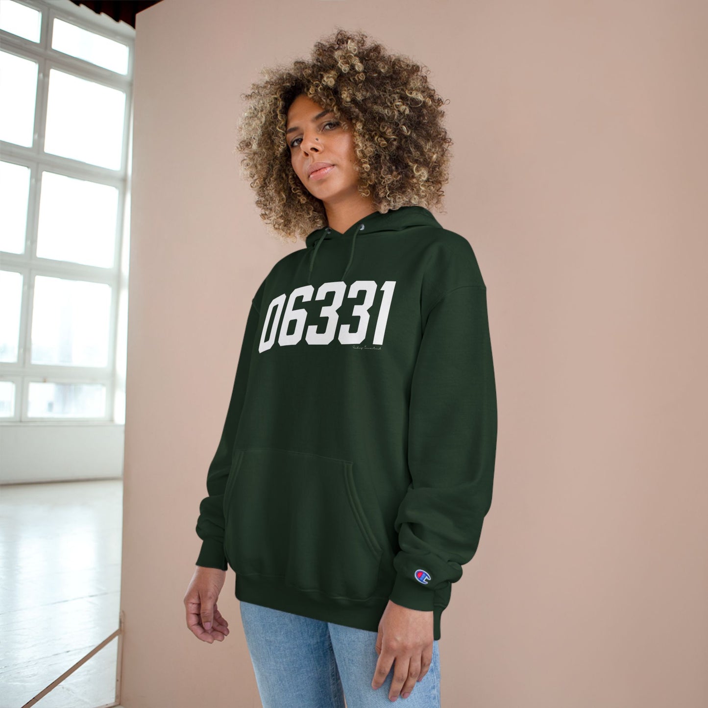 06331 Canterbury CT Zip Code Champion Hoodie