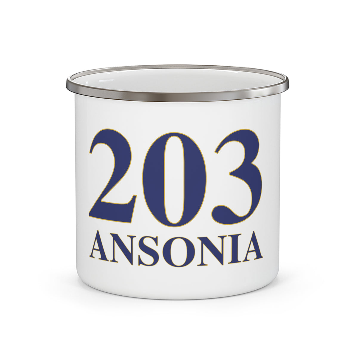 203 Ansonia Enamel Camping Mug