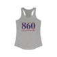 860 Glastonbury Red White & Blue Women's Ideal Racerback Tank Top