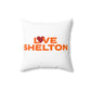 Love Shelton Spun Polyester Square Pillow