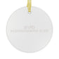 Love Old Greenwich Glass Ornaments