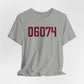 06074 - South Windsor Connecticut Zip Code Unisex Jersey Short Sleeve T-Shirt