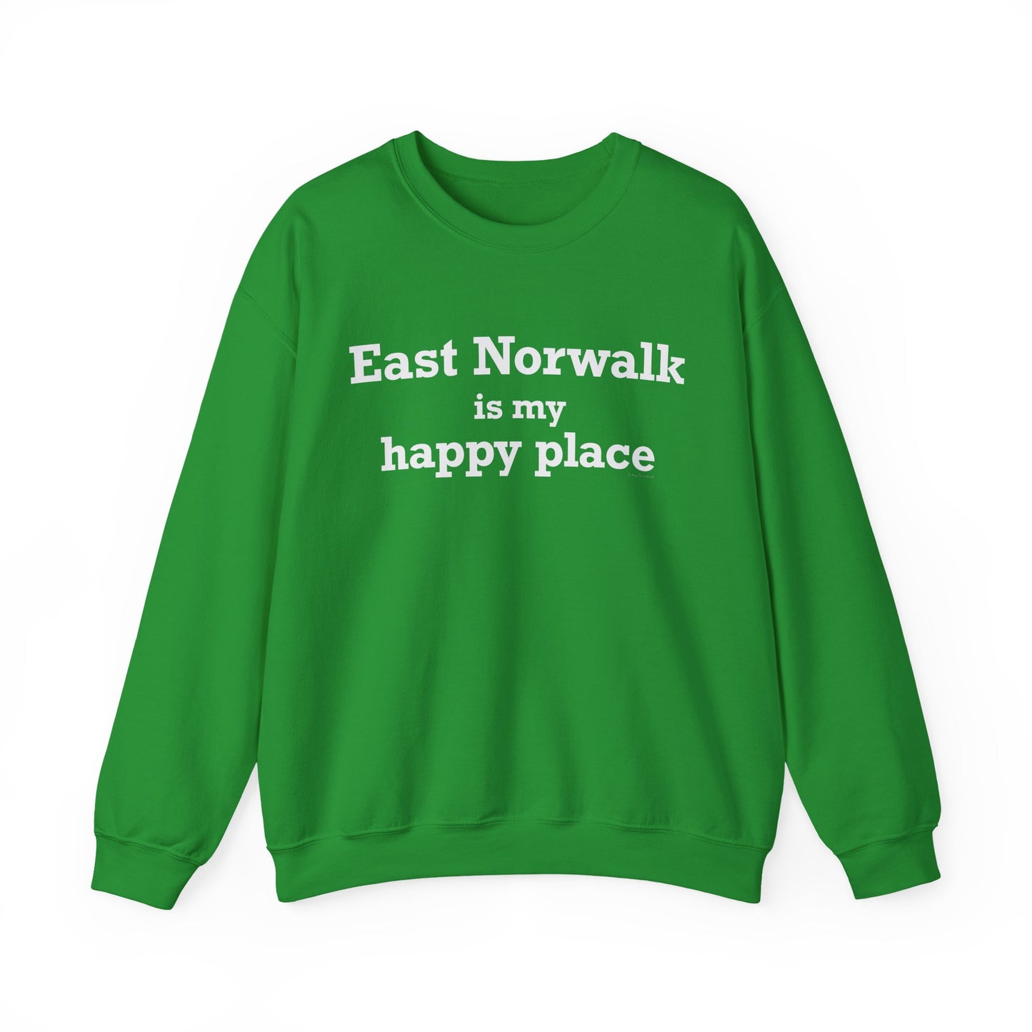 East Norwalk is My Happy Place Unisex Heavy Blend™ Crewneck Sweatshirt