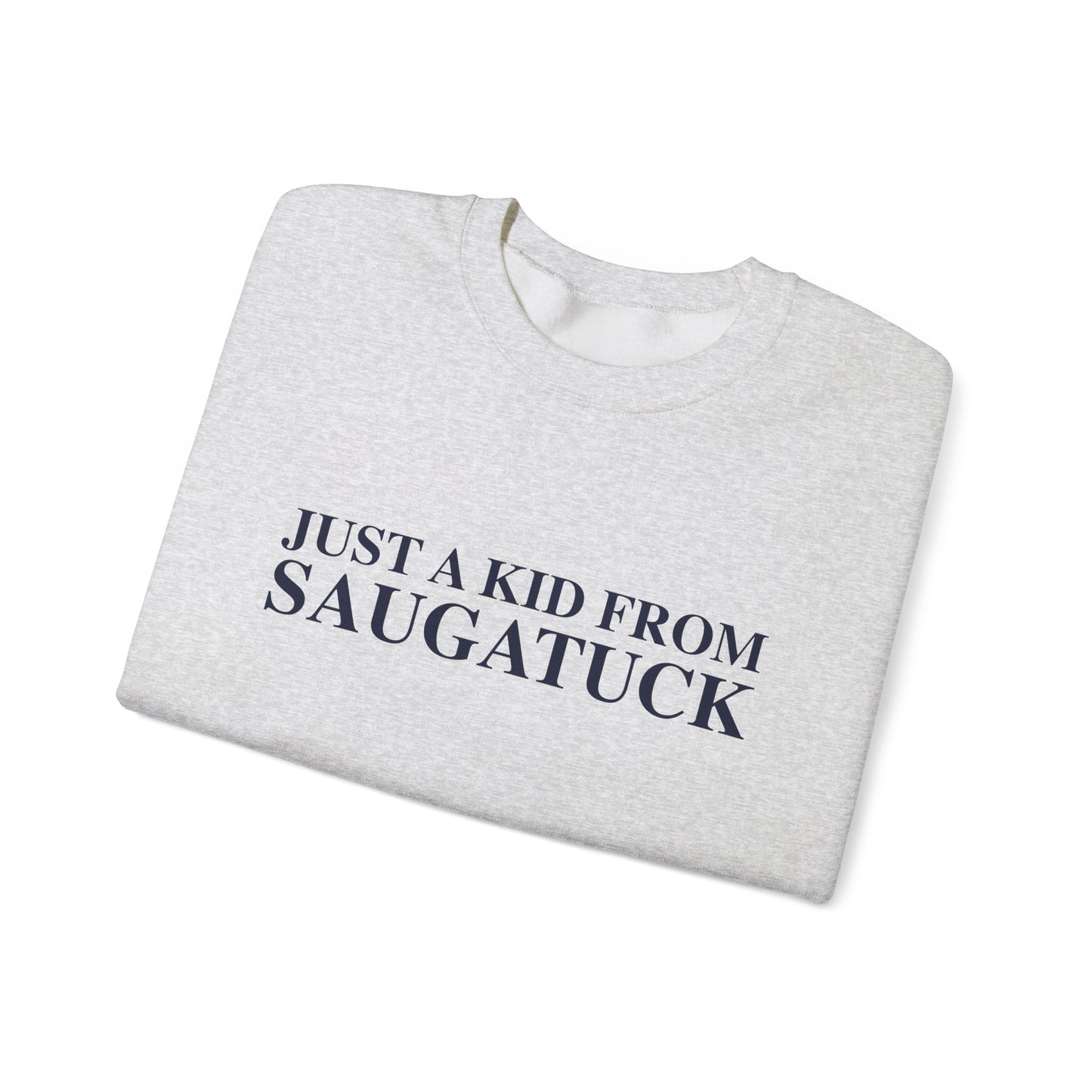 Just a kid from Saugatuck Unisex Heavy Blend™ Crewneck Sweatshirt
