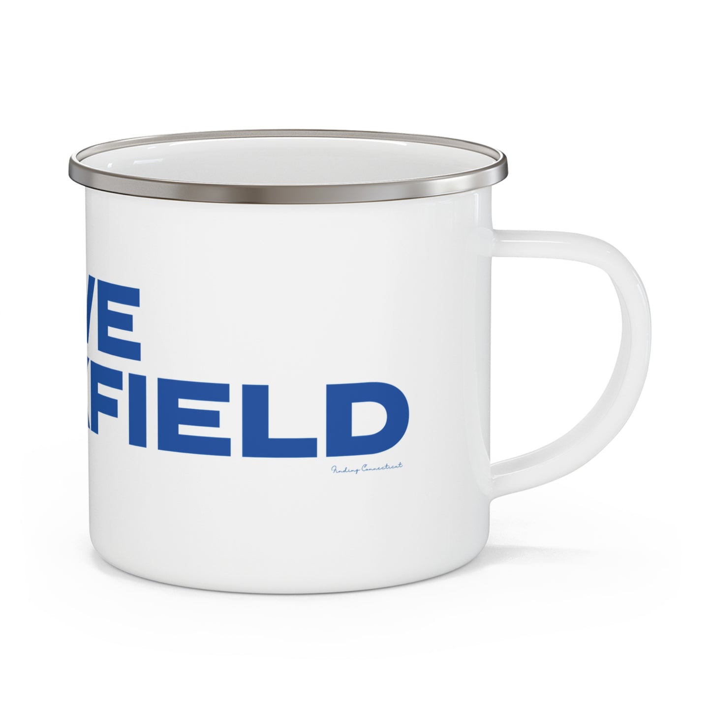 Love Brookfield Enamel Camping Mug