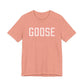 Goose Zip Code Peach and Pink Unisex Jersey Short Sleeve T-Shirt