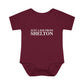 Just a kid from Shelton Infant Baby Rib Bodysuit