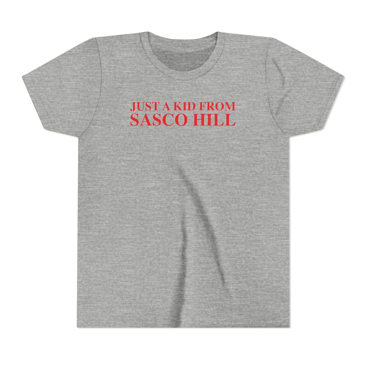 Just a kid from Sasco Hill Youth Short Sleeve T-Shirt