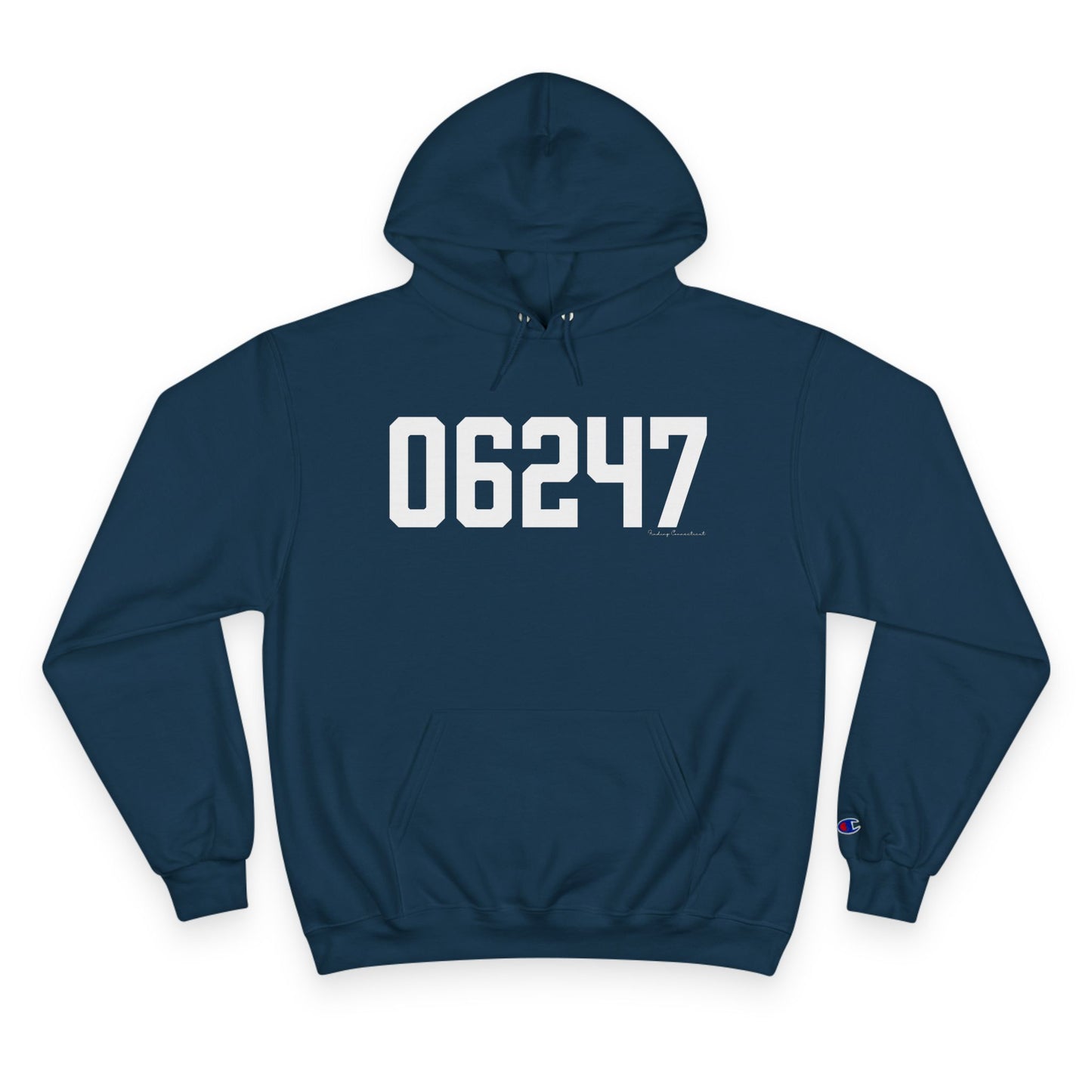 06247 Hampton CT Zip Code Champion Hoodie