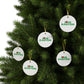 Love Easton Glass Ornaments