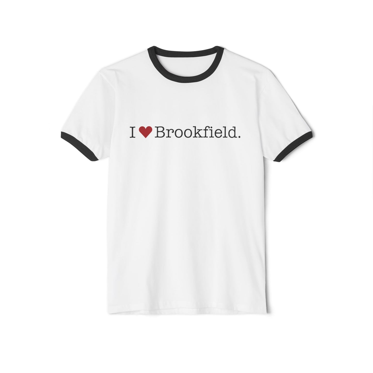 I Heart Brookfield Unisex Cotton Ringer T-Shirt