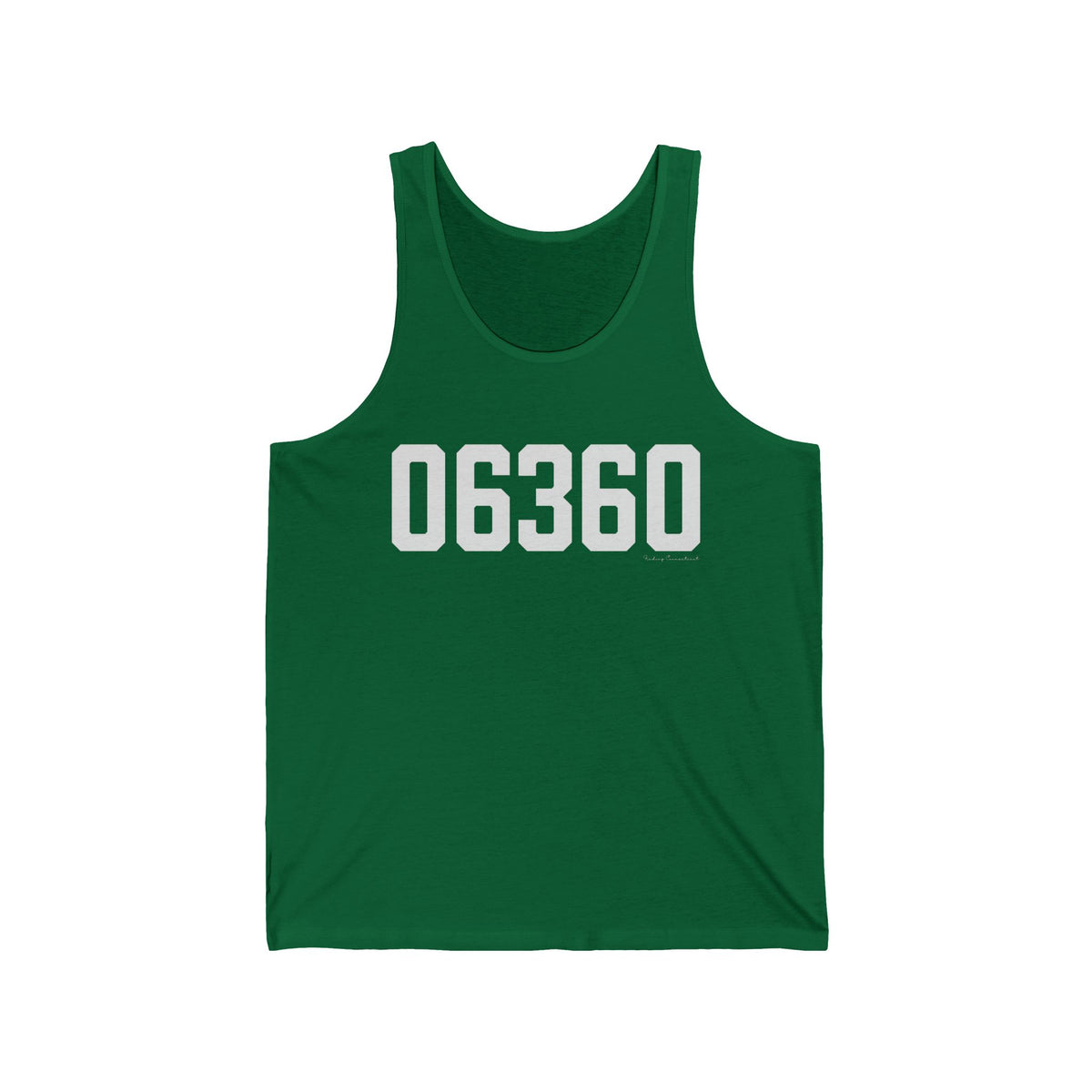 06360 Norwich CT Zip Code Unisex Jersey Tank Top