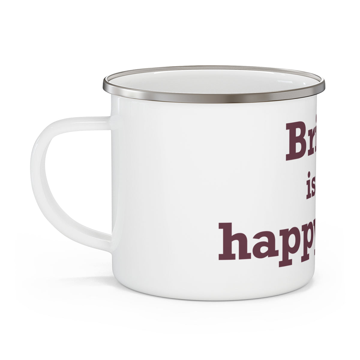 Bristol is My Happy Place Enamel Camping Mug