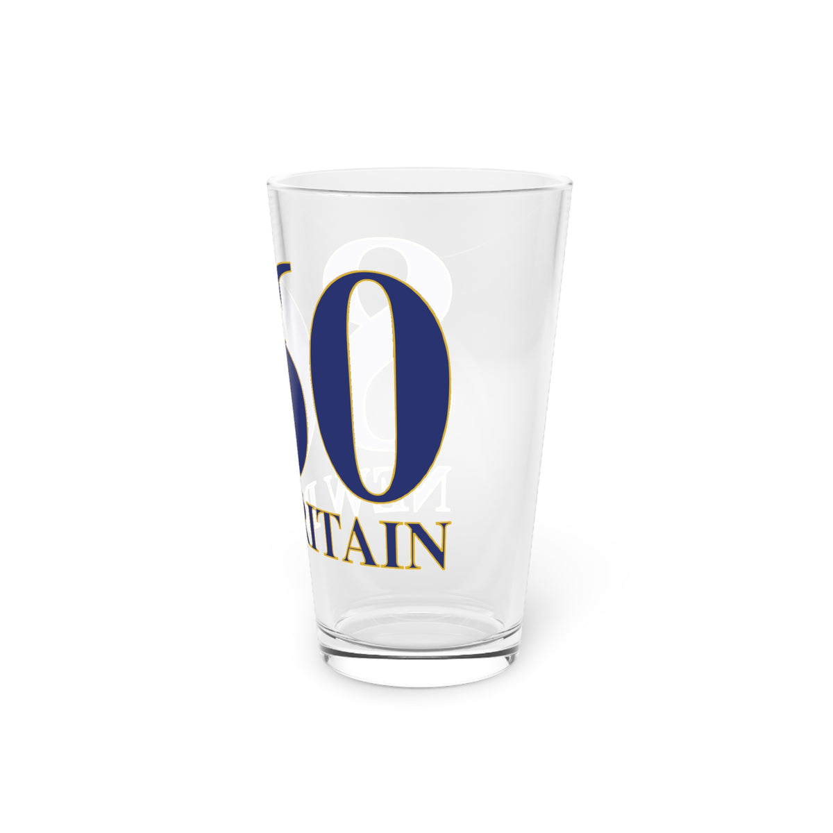 860 New Britain Pint Glass, 16oz