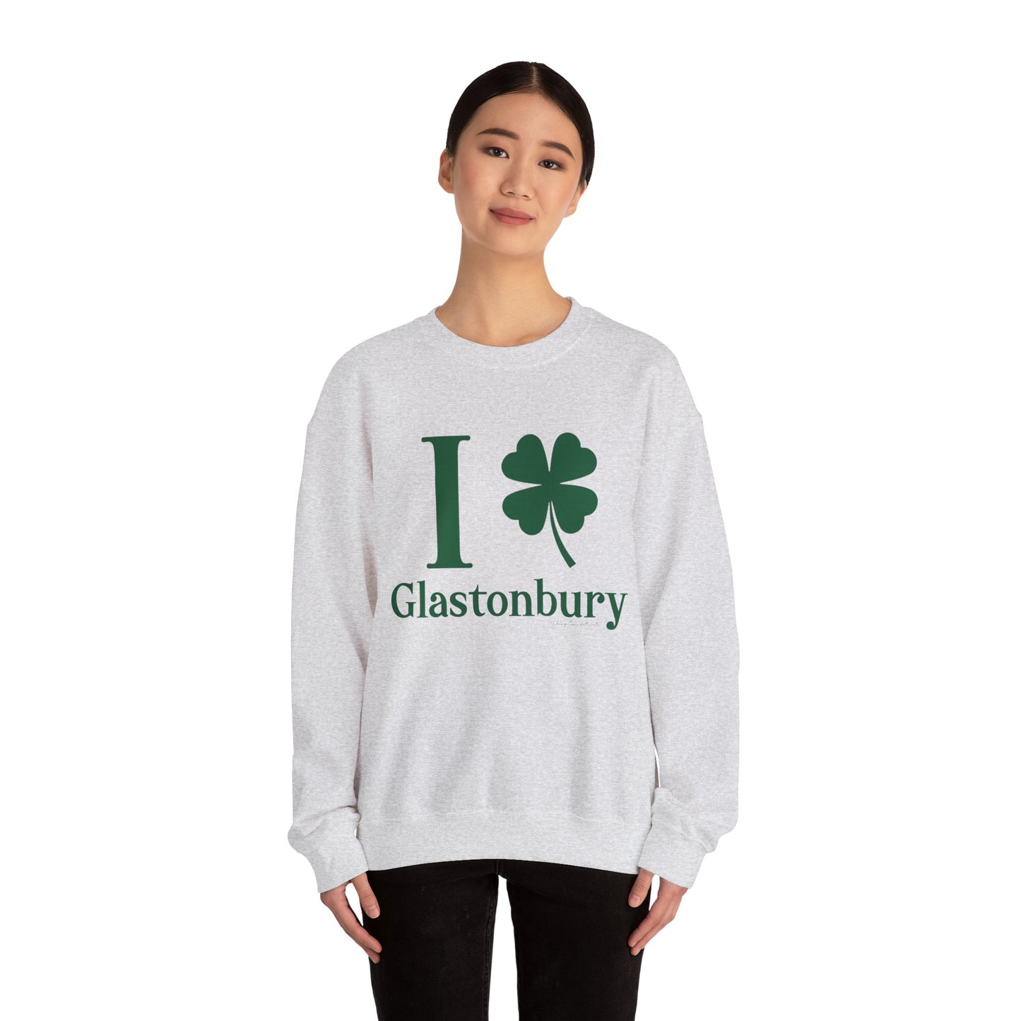 I Clover Glastonbury Unisex Heavy Blend™ Crewneck Sweatshirt