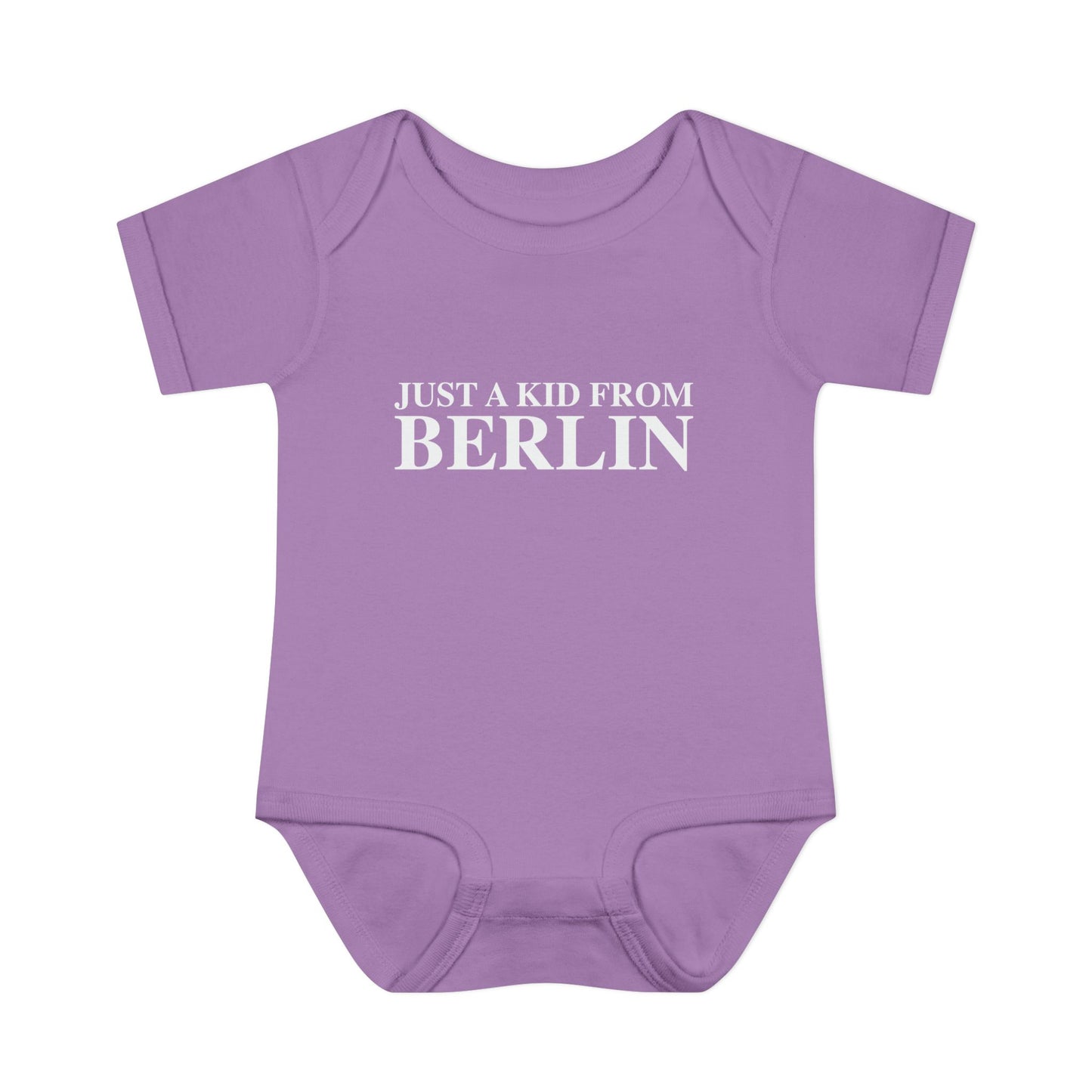Just a kid from Berlin Infant Baby Rib Bodysuit