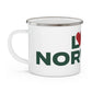 Love Norwalk Enamel Camping Mug