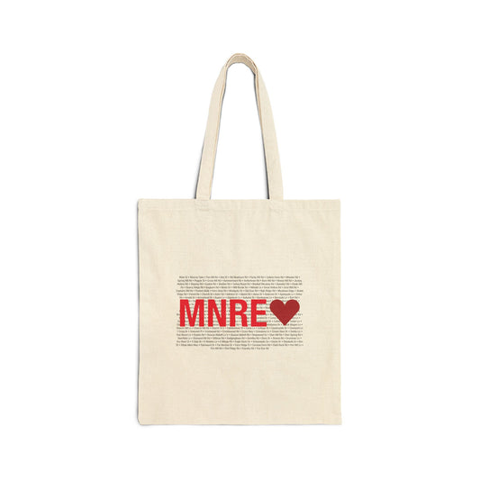 Monroe Love Cotton Canvas Tote Bag