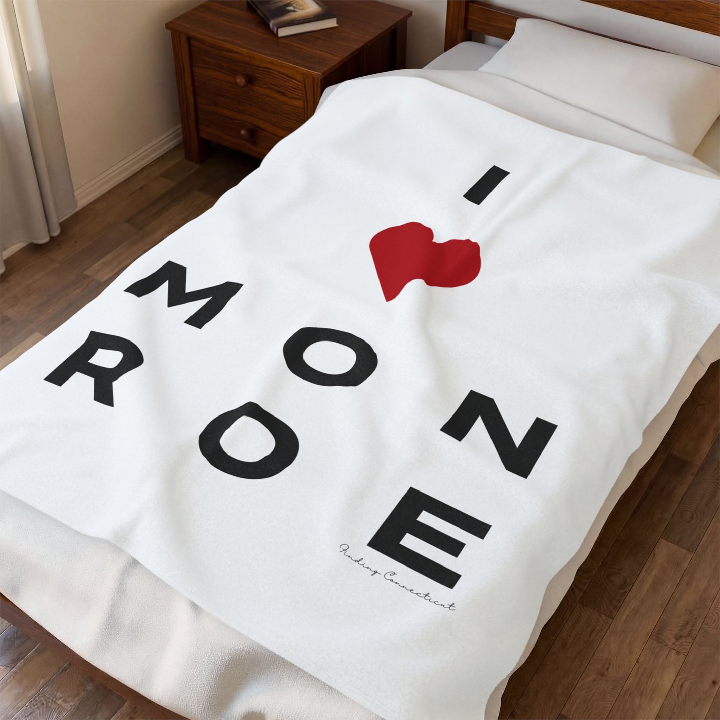 Monroe Vision Velveteen Plush Blanket