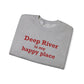 Deep River is My Happy Place Unisex Heavy Blend™ Crewneck Sweatshirt
