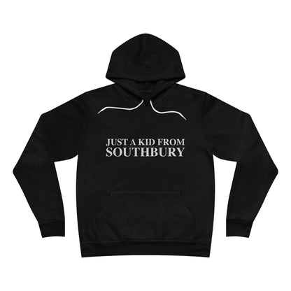 Just a kid from Southbury Unisex Sponge Fleece Pullover Hoodie