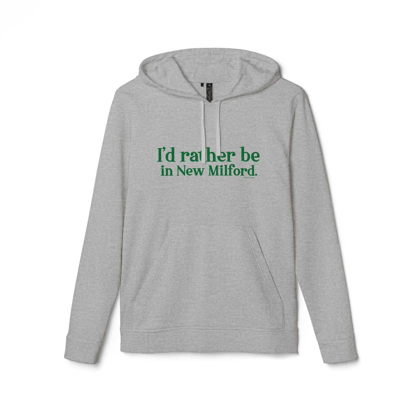 I'd rather be in New Milford. adidas Unisex Fleece Hoodie