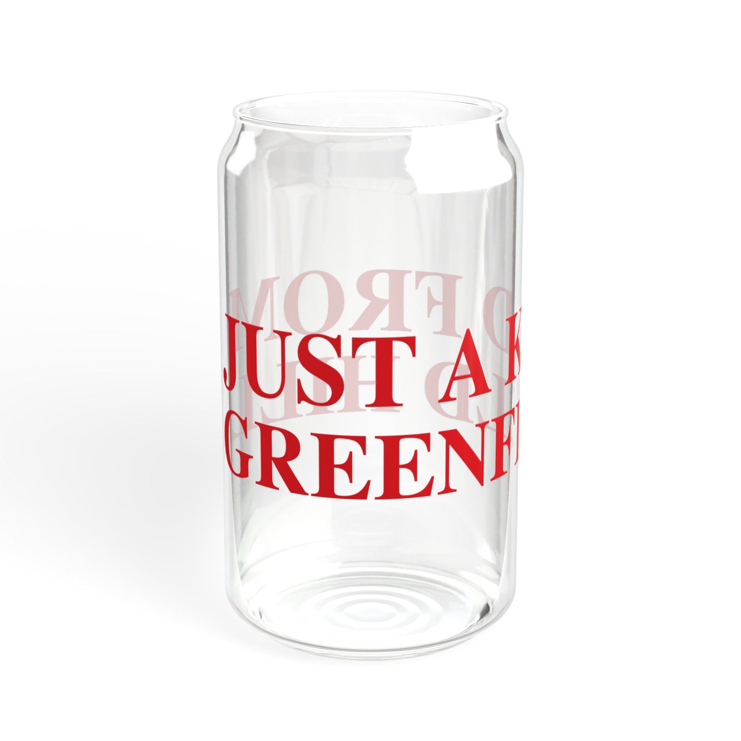 Just a kid from Greenfield Hill Sipper Glass, 16oz