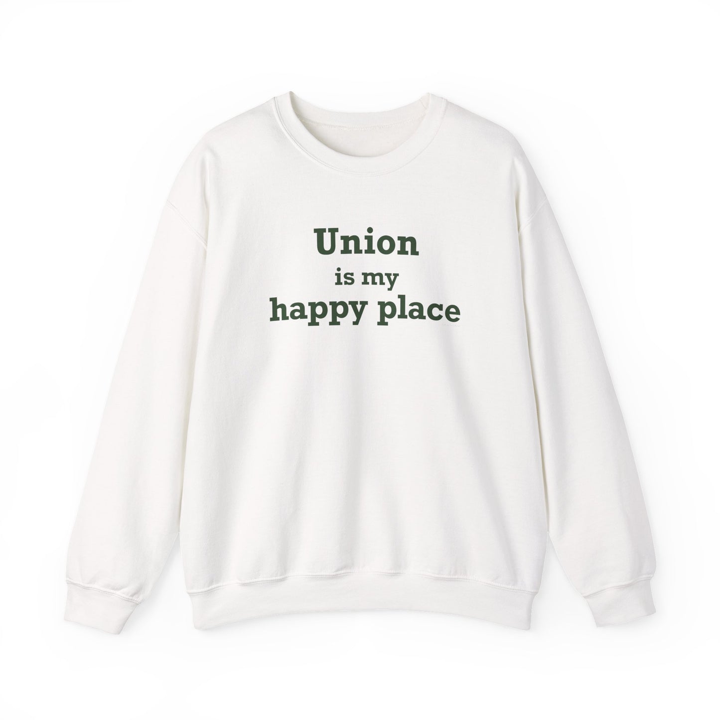 Union is My Happy Place Unisex Heavy Blend™ Crewneck Sweatshirt