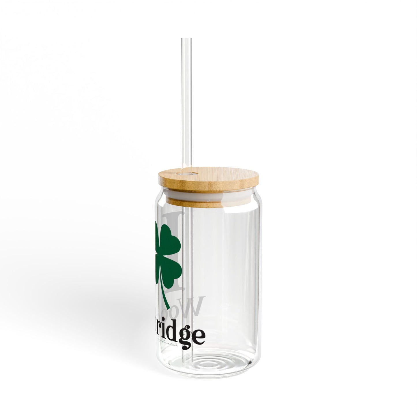 I Clover Woodbridge Sipper Glass, 16oz