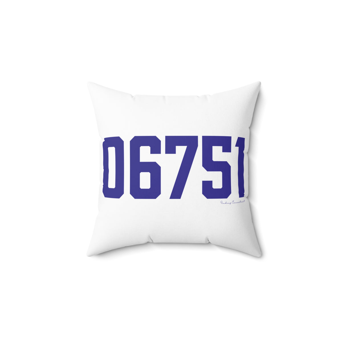 06751 Bethlehem Connecticut Zip Code Polyester Square Pillow