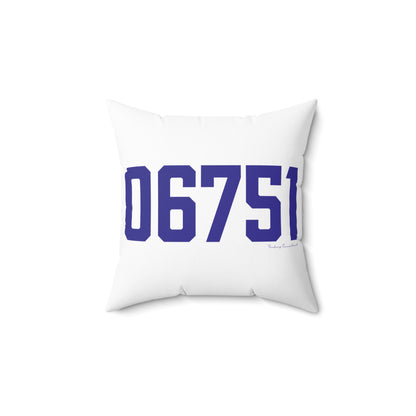 06751 Bethlehem Connecticut Zip Code Polyester Square Pillow