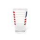 Plainfield Connecticut Flag Pint Glass, 16oz