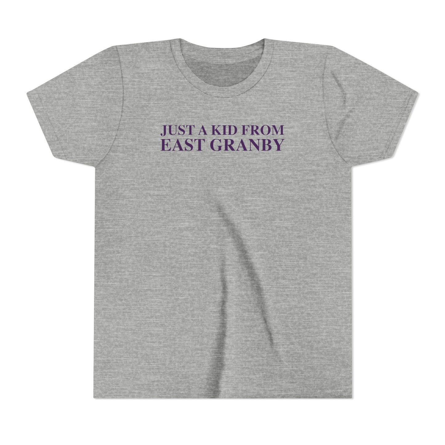 Just a kid from East Granby Youth Short Sleeve T-Shirt