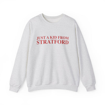 Just a kid from Stratford Unisex Heavy Blend™ Crewneck Sweatshirt