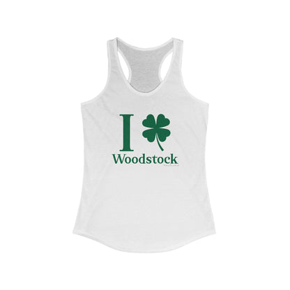 I Clover Woodstock Women's Ideal Racerback Tank Top