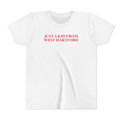 Just a kid from West Hartford Youth Short Sleeve T-Shirt