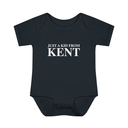 Just a kid from Kent Infant Baby Rib Bodysuit